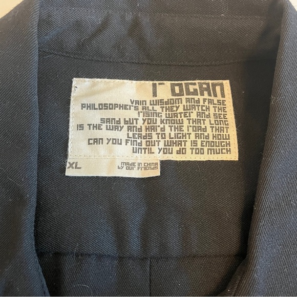 Sz. XL Rogan Wool Gaberdine Shirt - Picture 8 of 13